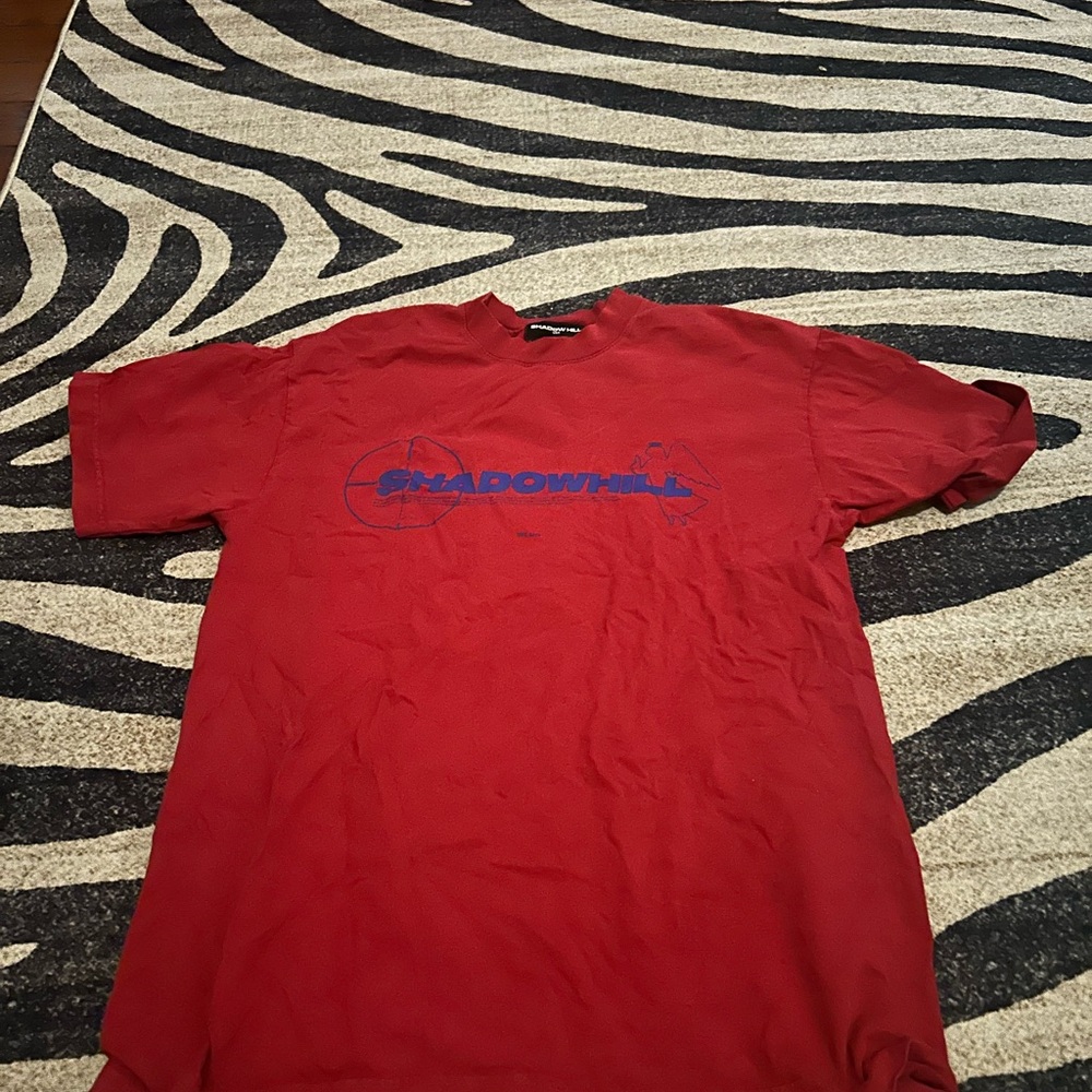 Shadow Hill Red and Blue Men's T-Shirt